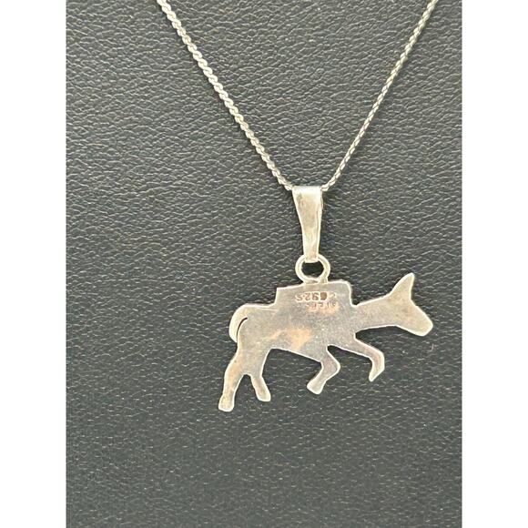 Vintage Marked 925 Donkey Necklace - Picture 5 of 9
